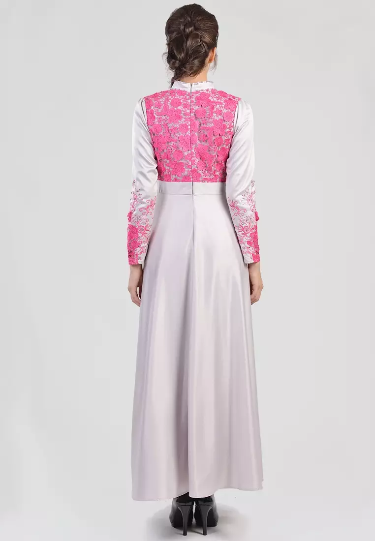 Bibiq Gamis Brokat Satin