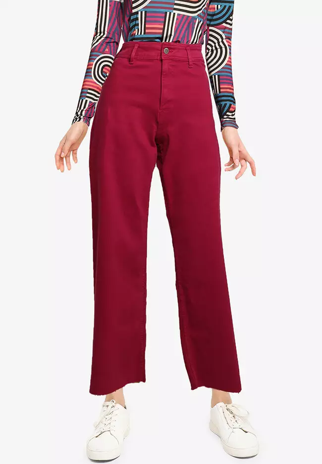 Express Express Editor Mid Rise Relaxed Trouser Pant 88.00