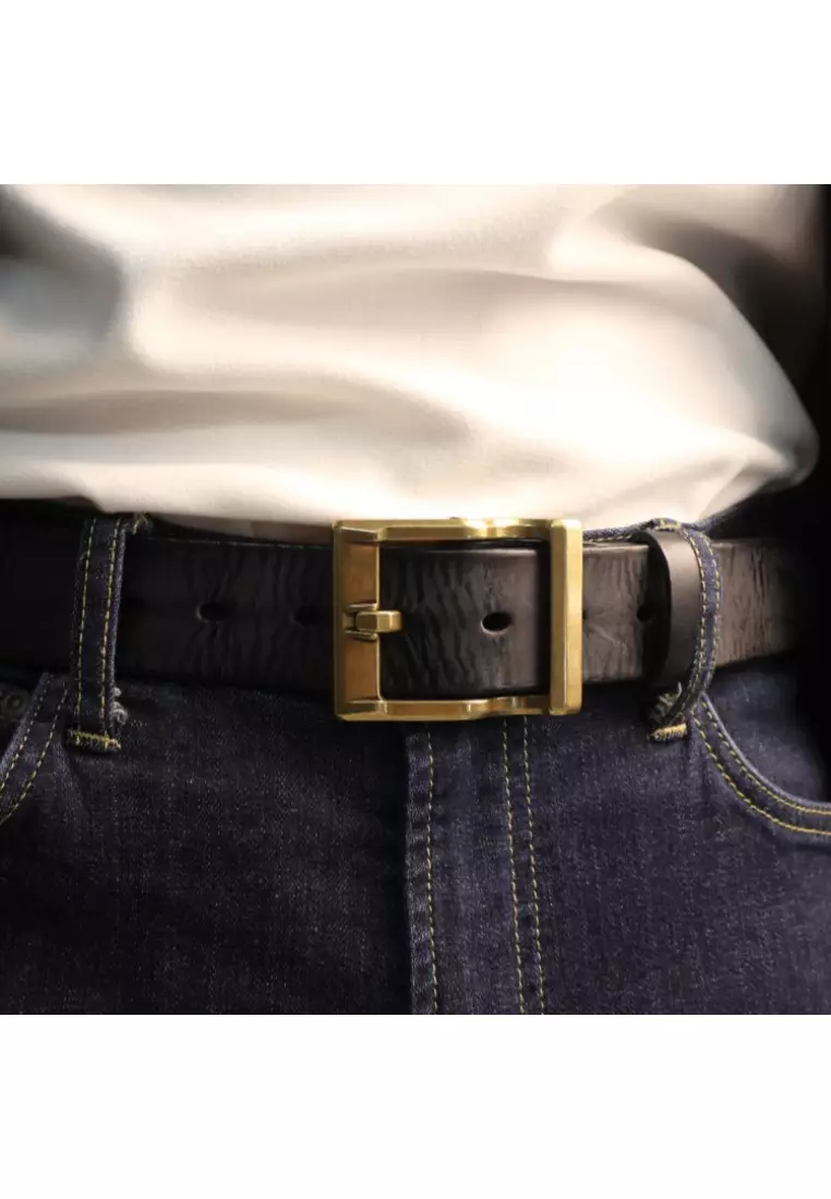Handmade Fc Buckle Brass Japanese Buckle Men's Belt