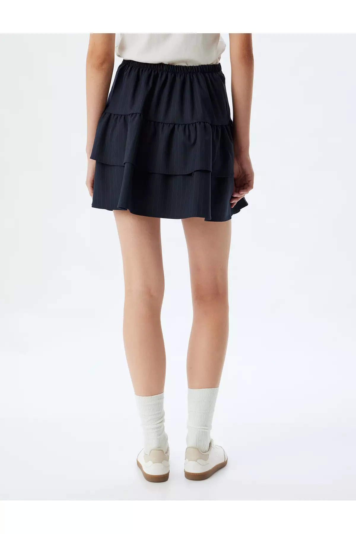 Mini Flounce Skirt Layered Relaxed Cut