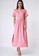 United Concepts pink Oversized Buttons ' Sally' Dress C59C6AAFE3BD28GS_4
