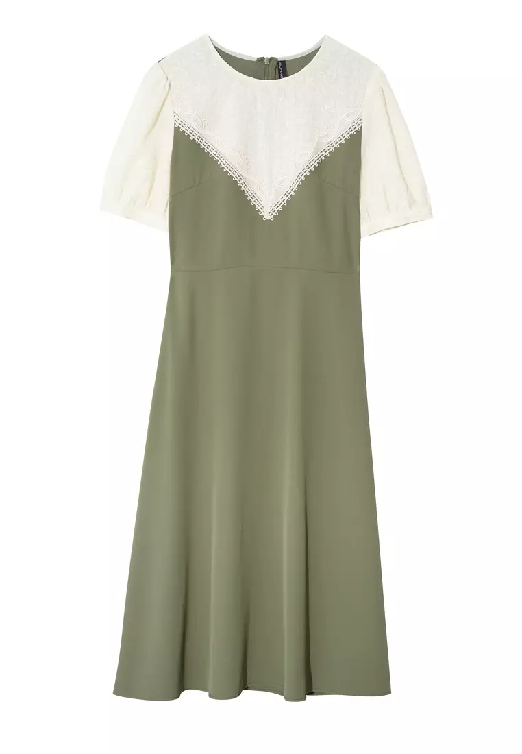 Buy ONX.HK Elegant Lace Link Slim Dress 2024 Online | ZALORA