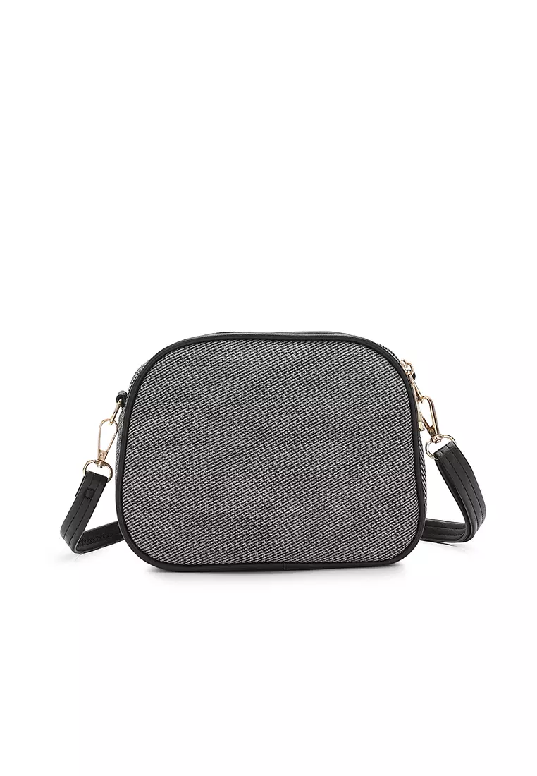 Women's Sling Bag / Crossbody Bag / Shoulder Bag - Black