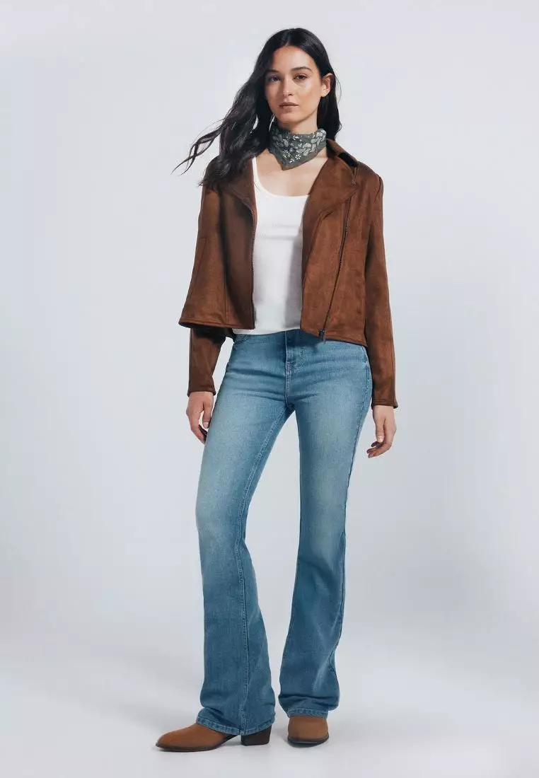 Suede Biker Jacket
