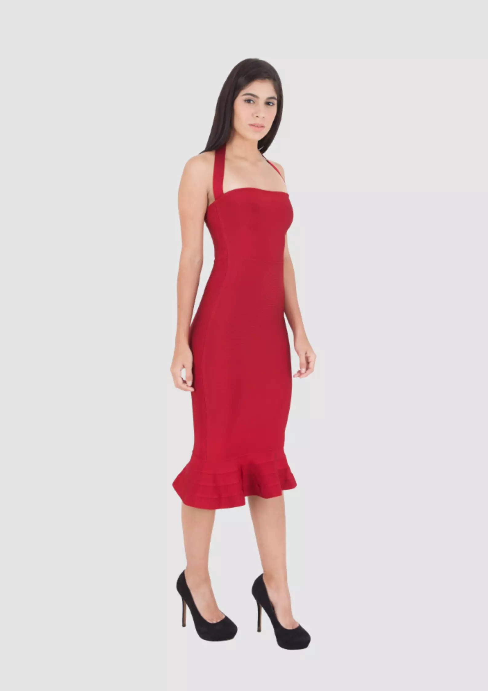Peplum bandage sales dress