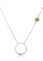Majade Jewelry purple and silver MAJADE - Asymmetrical Sideway 925 Silver Iolite Necklace 7C994AC89136D0GS_1