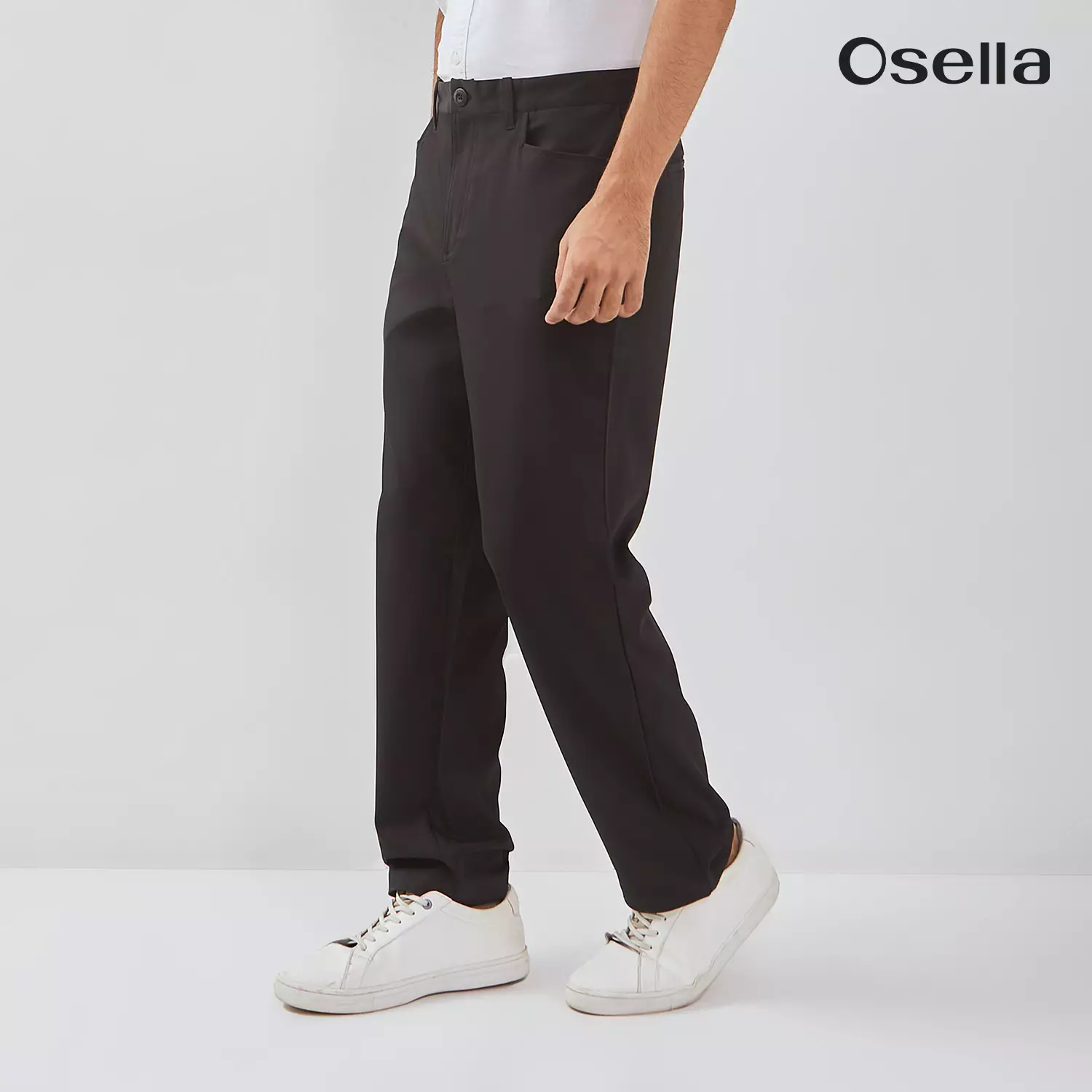 Osella Kyai Straight-Fit Trousers 20816601 | Celana Panjang Bahan Pria