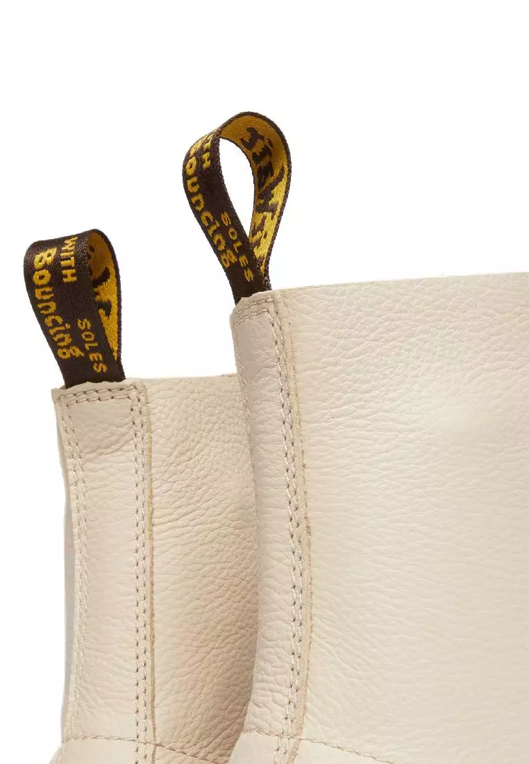 1460 WOMEN'S PASCAL GOLD EYELET LACE UP BOOTS