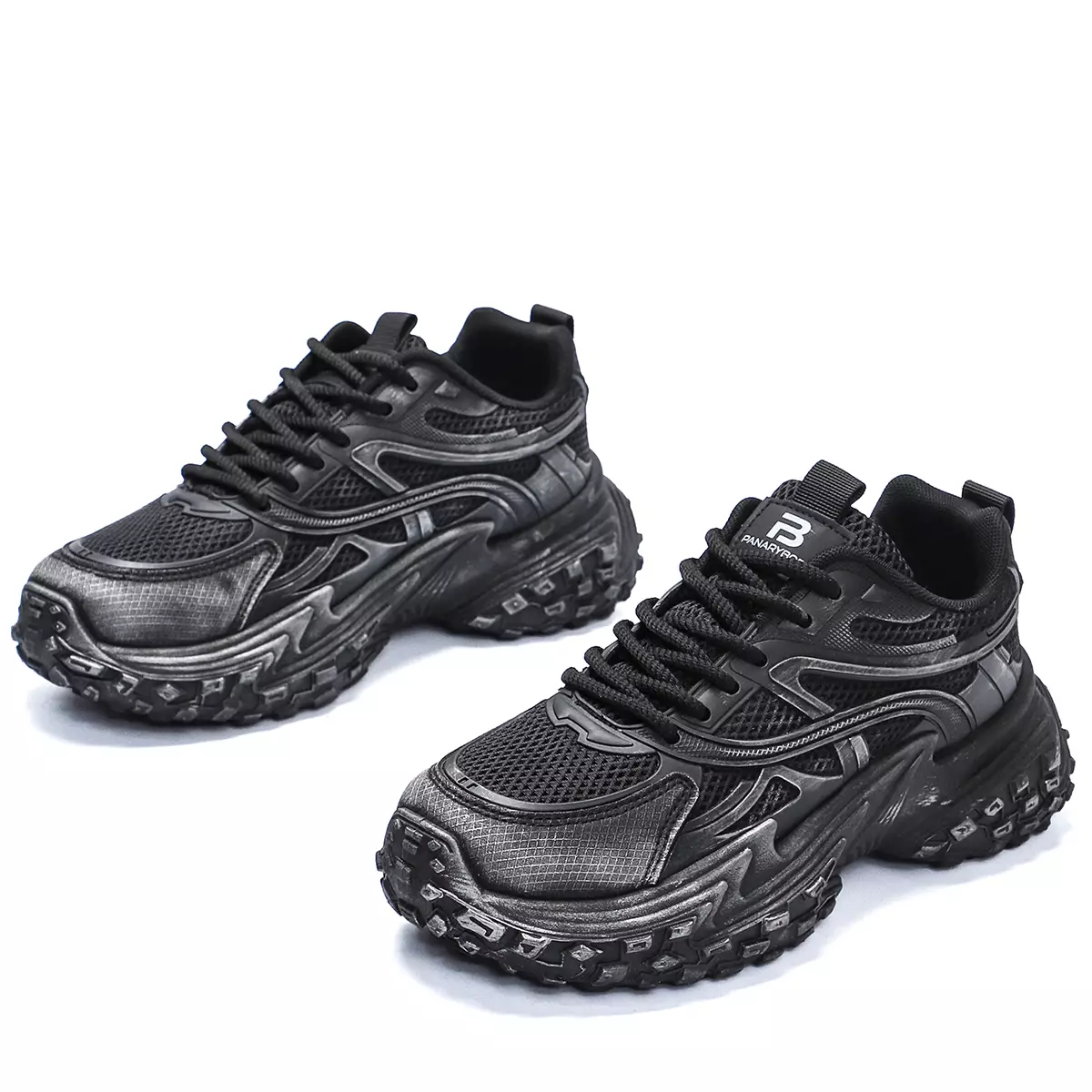 Sepatu Pria Sol Rubber Tebal Sneakers Cowok Fashion QNA803