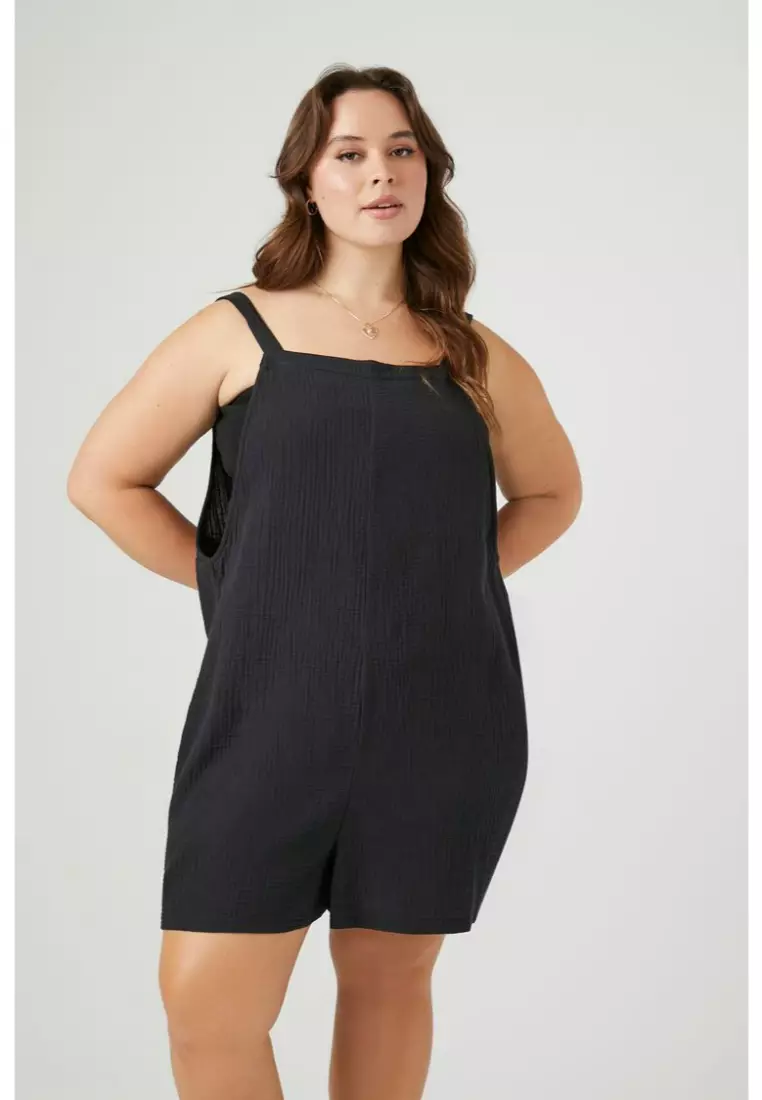 Forever 21 plus size overall dress 2025