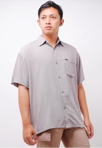 Nade grey NTA20 Kemeja MKM Men Basic Polos Abu With Pocket 30782AAC999D83GS_1