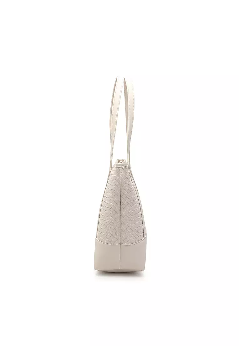 Women's Tote Bag / Shoulder Bag / Top Handle Bag - Grey