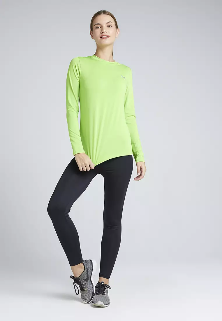 Flexzone Long Sleeves Sport Shirt Women Essential Green