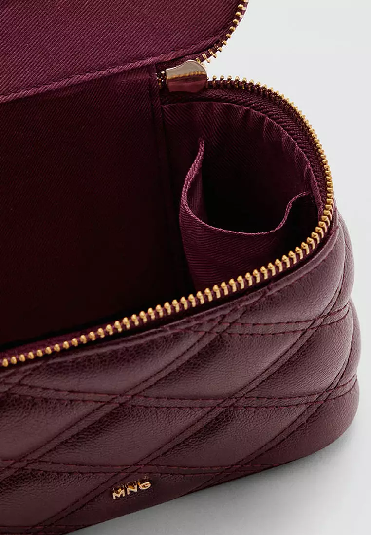 Buy Mango Quilted Vanity Bag 2026 Online | ZALORA Philippines