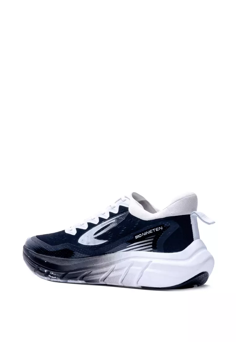 910 Nineten Takashi Run 1.5 Sepatu Lari - PUTIH/HITAM