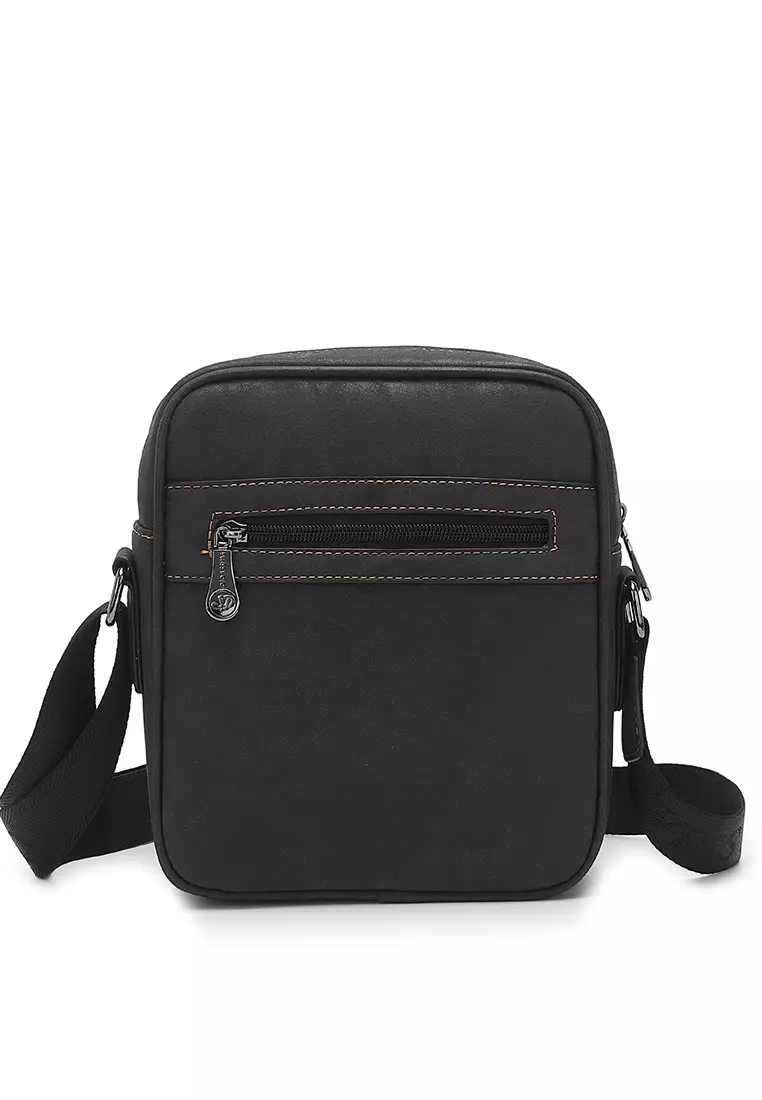 Men's Sling Bag / Crossbody Bag - Black