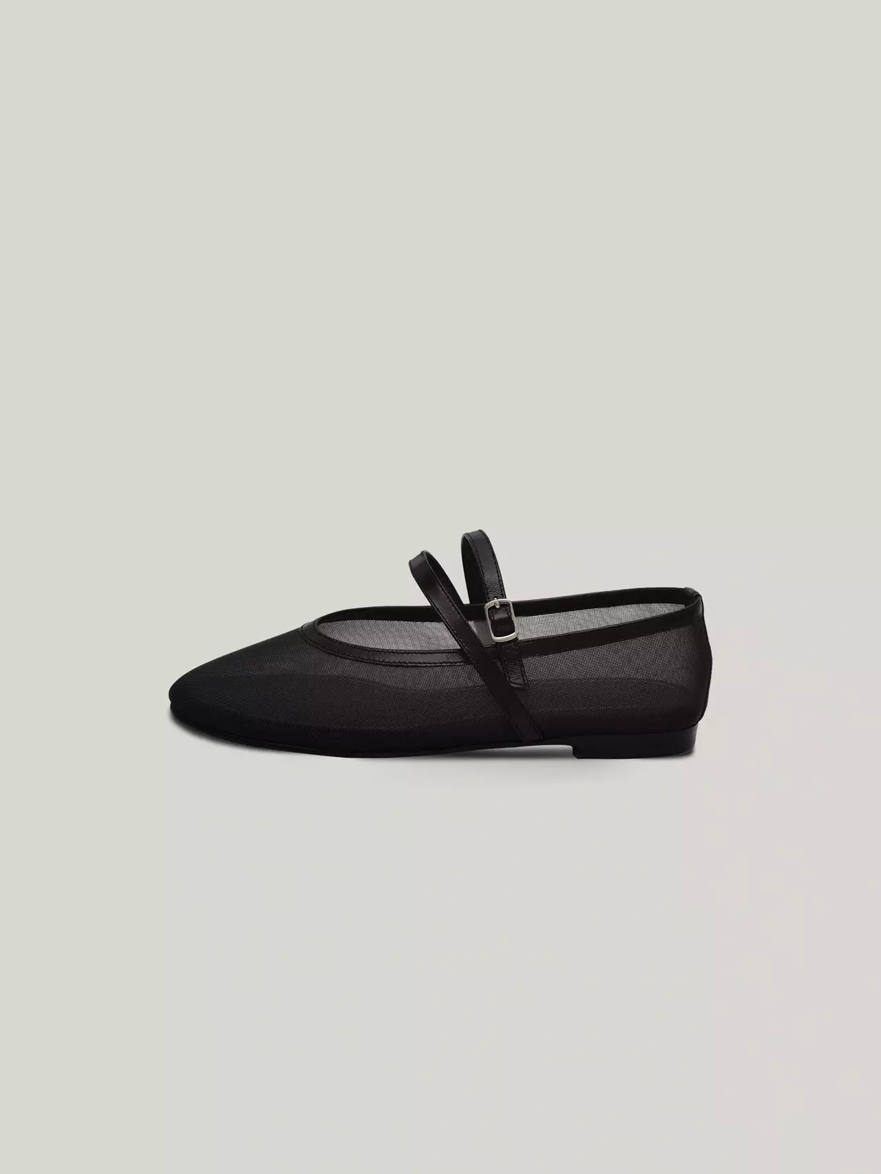 DOUBLE STRAP MESH FLAT soft black
