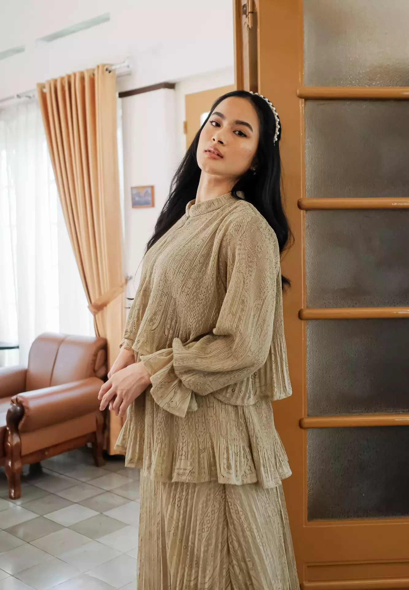 Ansara Blouse - Stone