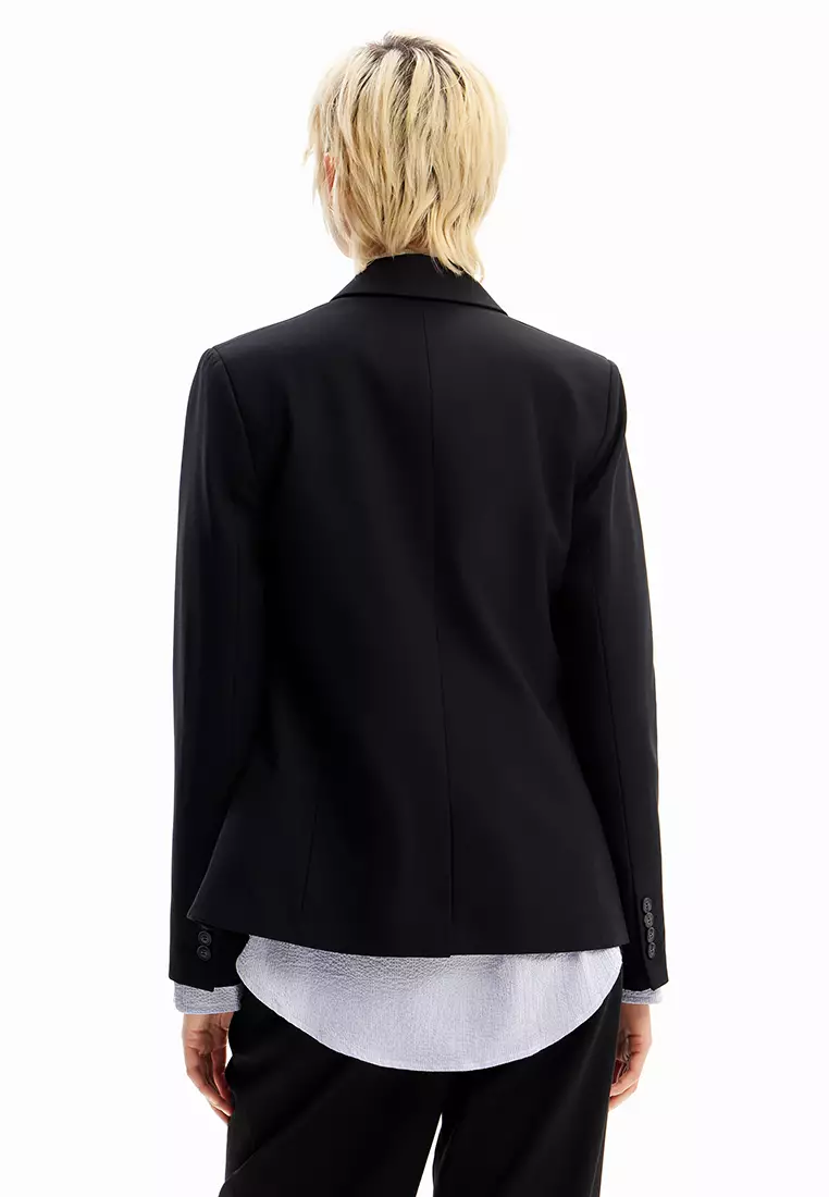 Desigual Woman Hybrid trucker blazer.