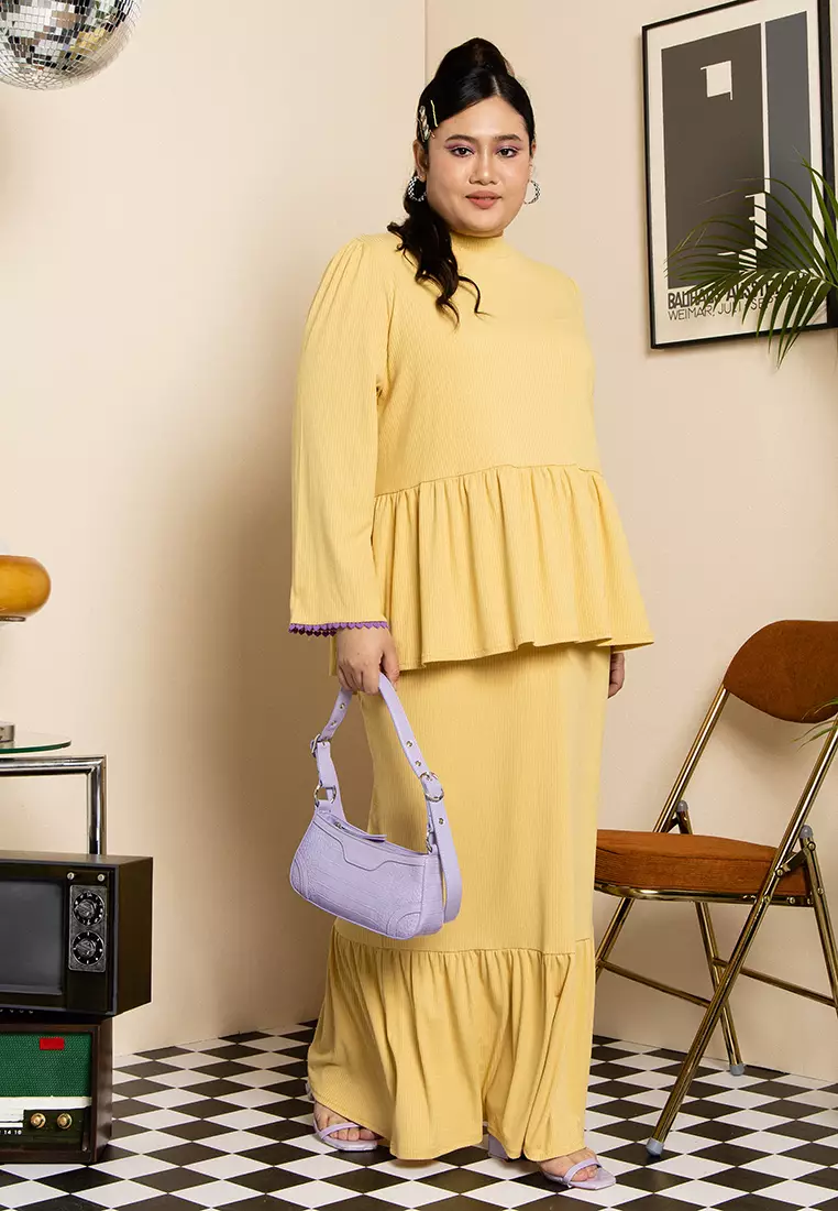 Plus size baju kurung hotsell
