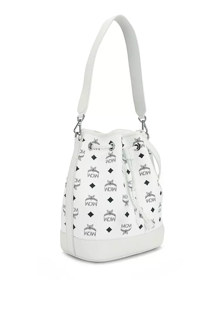 MCM Medium Dessau Drawstring Bucket Bag