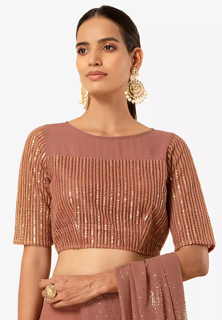 Mesh Crop Top AMAZING - ROSE