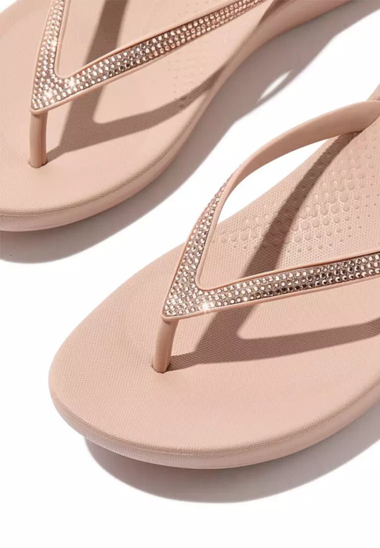 Iqushion Sparkle Flip-flops - Classic Beige