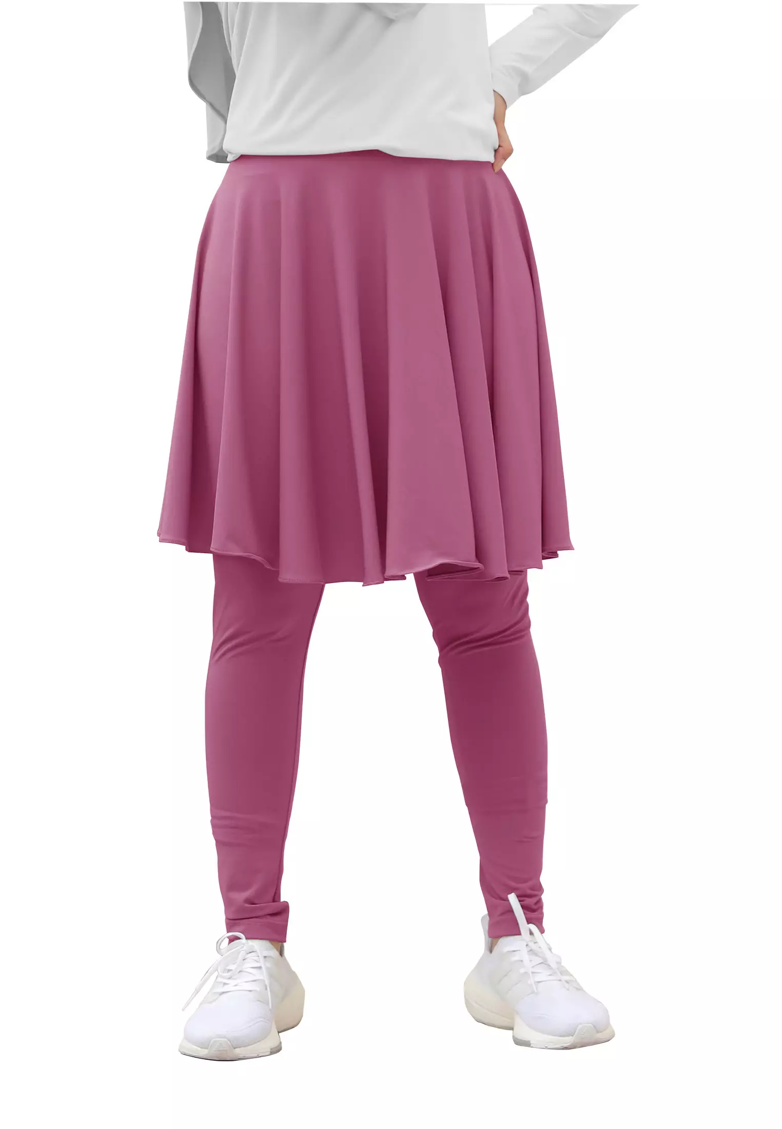 Zelena - Chahra Leggings Skirt | Celana Olahraga Legging Rok Wanita - L