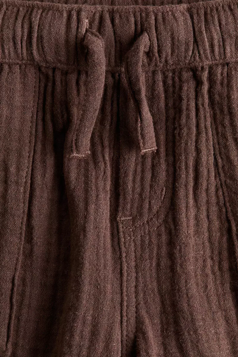 Cotton muslin trousers