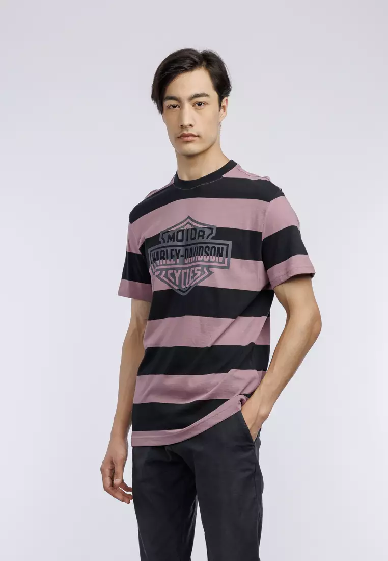 Harley-Davidson Bar & Shield Striped Tee