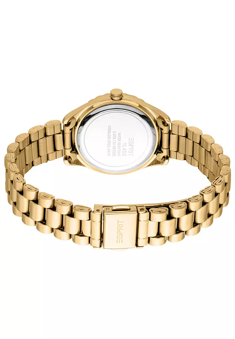 Esprit Serenity Gold Stainless Steel Analog Watch For Women EES1L452M0025
