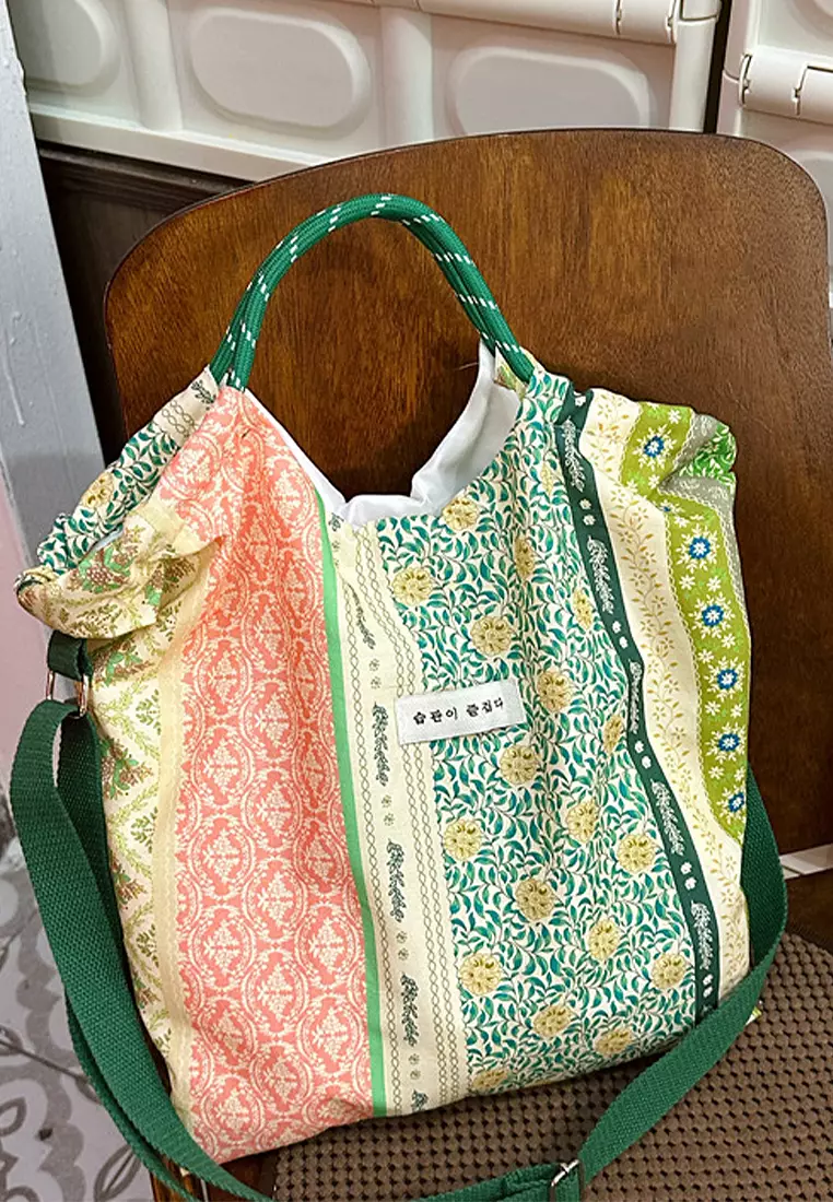 Buy Sunnydaysweety 2024 New Large Capacity Fragmented Flower Shoulder