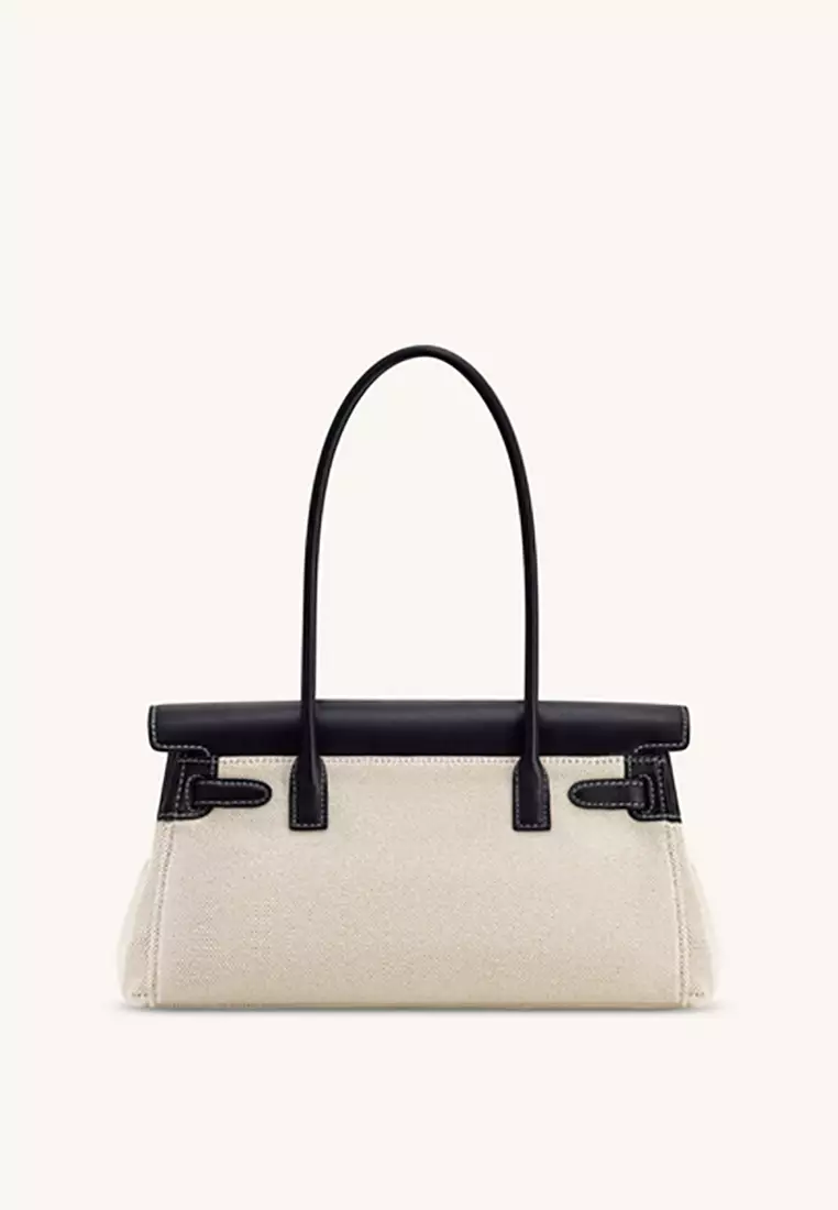 Yara Shoulder Bag - Black Canvas