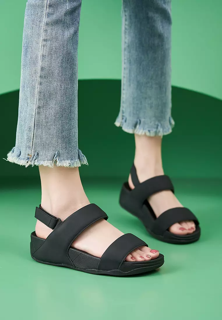 Platform Velcro Strappy Sandals ALM987-1