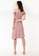 Dayze pink Elza Strappy Cold Shoulder Midi Dress B429FAA4C9C7C5GS_3