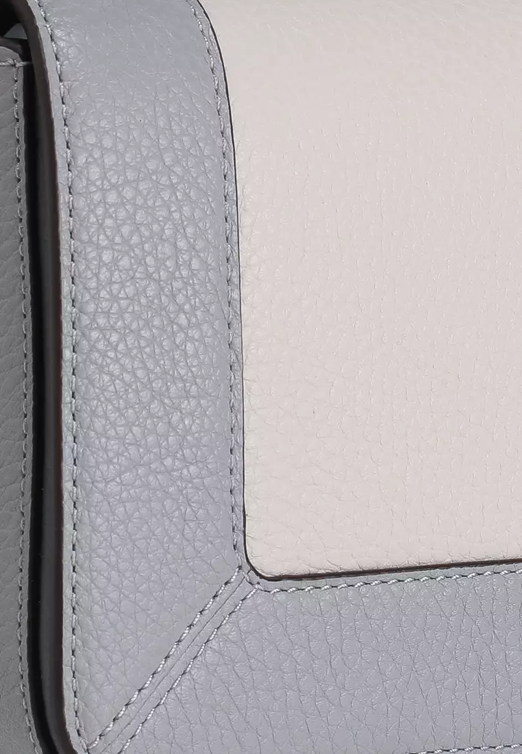Lena Colorblock Mini Flap Crossbody Bag (cv)