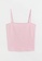 H&M pink Cropped Top D9F49AAE0DD9A3GS_5