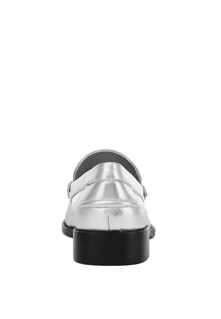 Sepatu Kulit Asli Perak