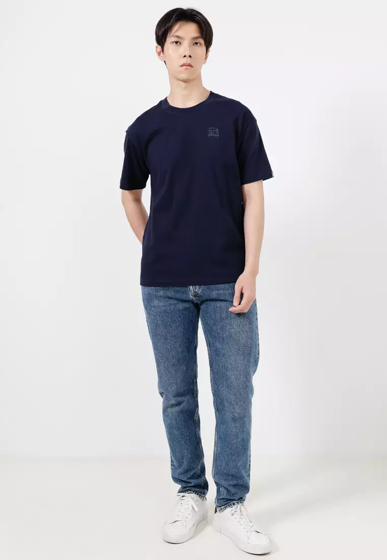 VOLKSWAGEN 男士圆领图案 T 恤