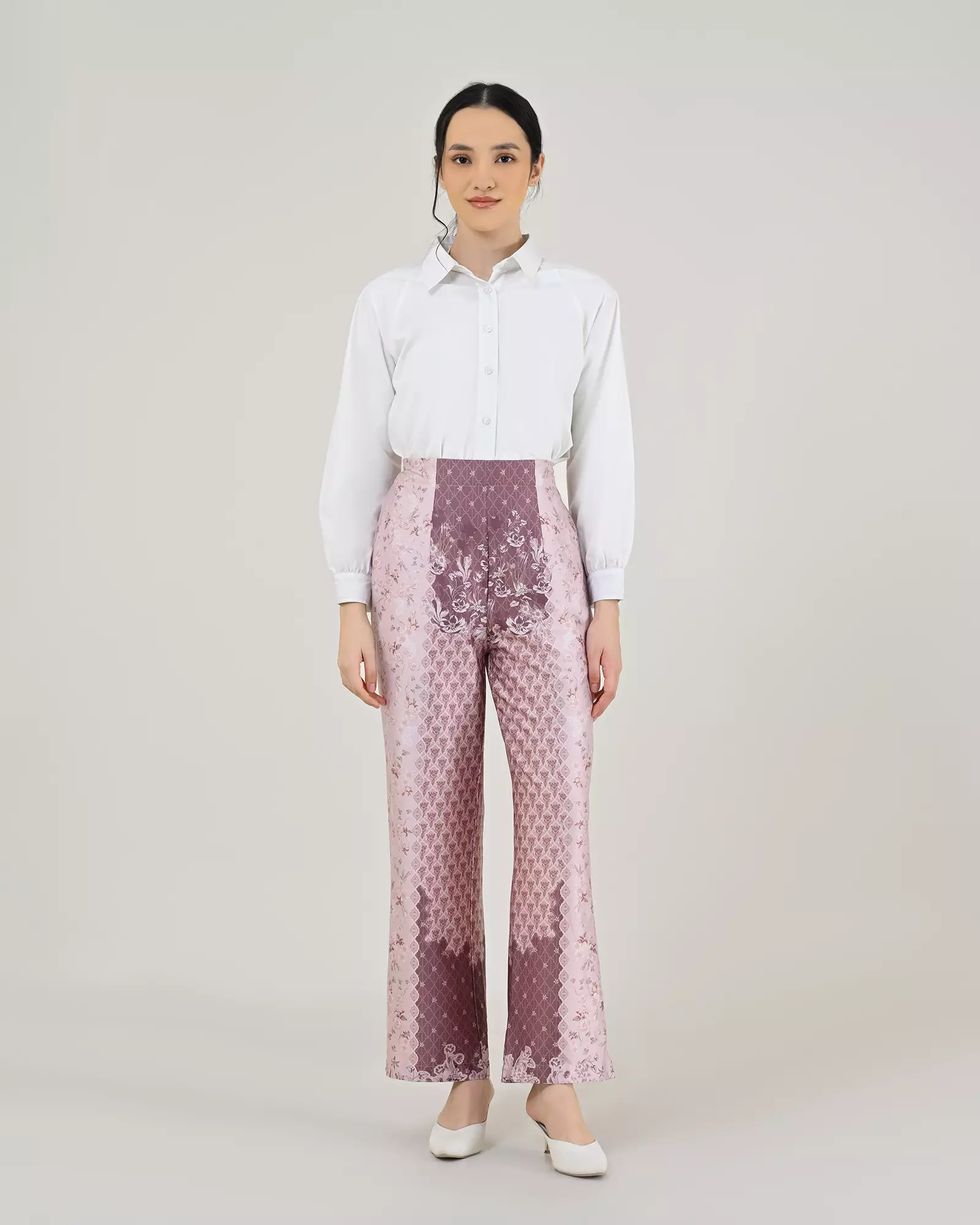 Geulis.id BELLADONNA PANTS - Burgundy