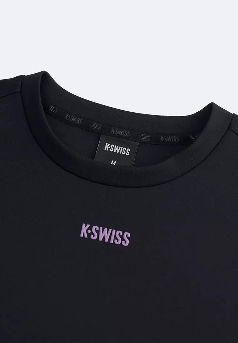 女裝 K-SWISS LOGO 內層絨毛寬鬆衛衣