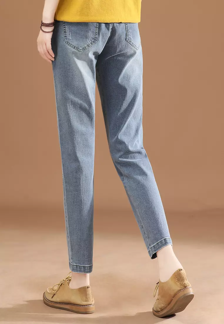 Girls adjustable waist best sale jeans
