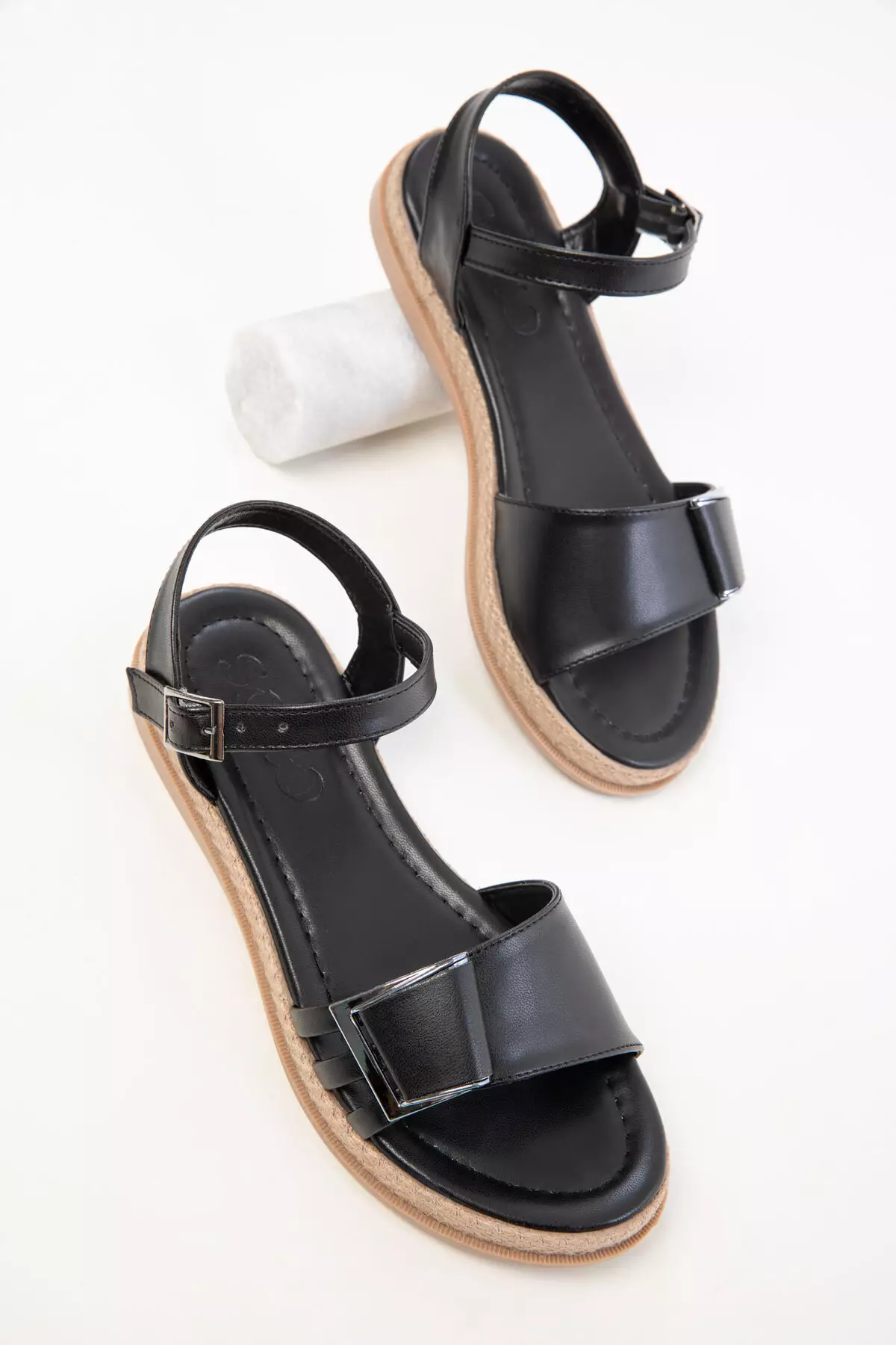 Black Women's Sandals 20395