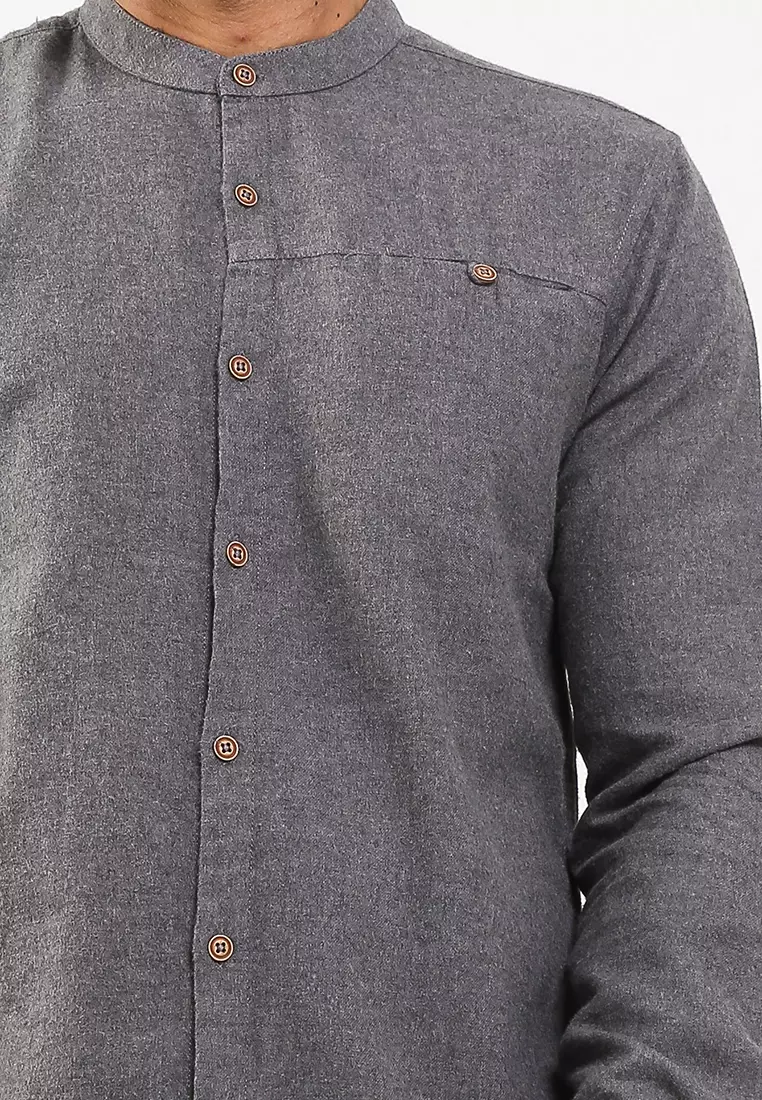 Cressida Mandarin Collar Shirt L171A