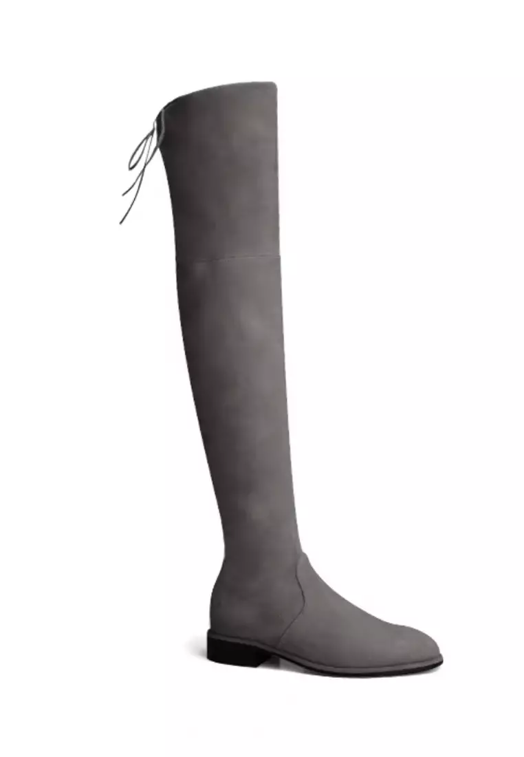 Discount on Twenty Eight Shoes  shoes - SKU: 2.5CM Supper Skinny Elastic Suede Fabric Over Knee Boots XW5050-2