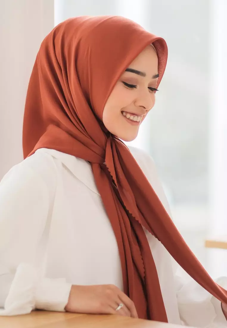 Haraa Voal Dark Terracota