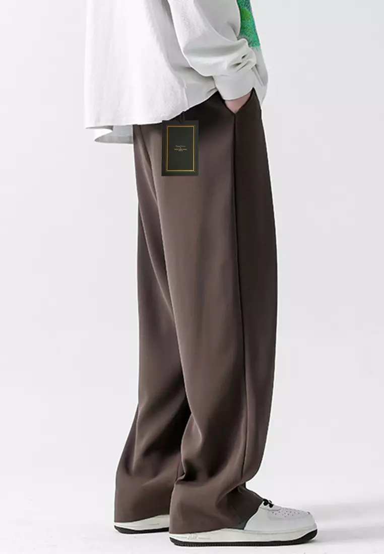 Drawstring Waist Wide-legged Pants LK-DPK2661