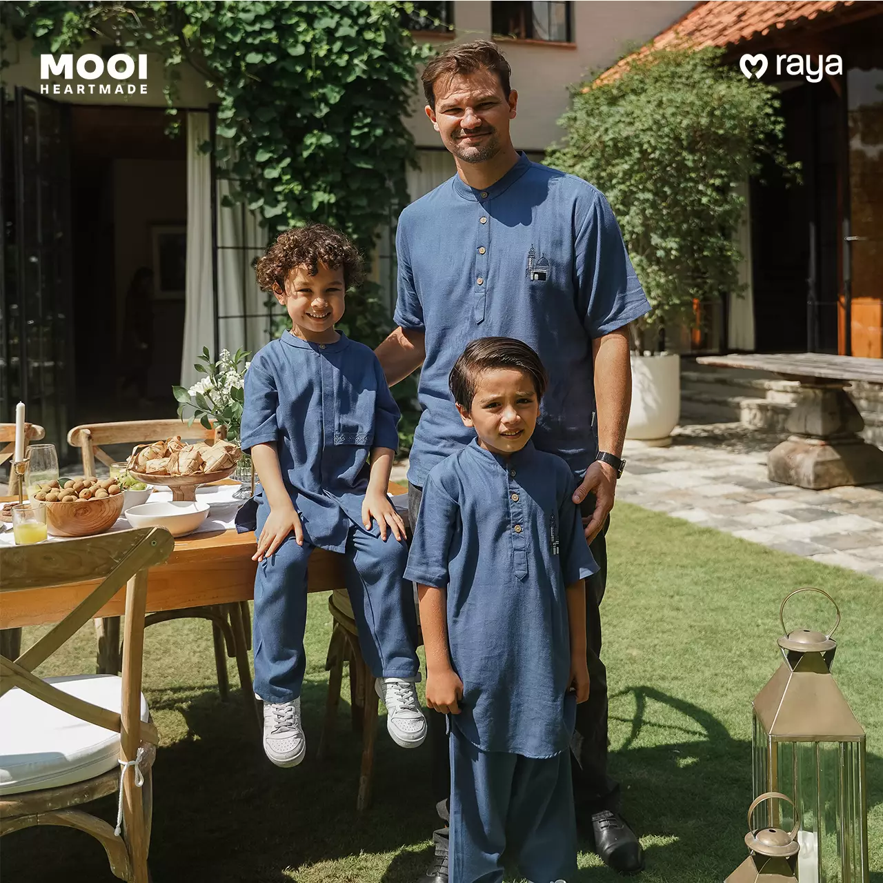 Mooi Atasan Pria Kemeja Pria Raya Collection Karim Koko - Greyish Brown