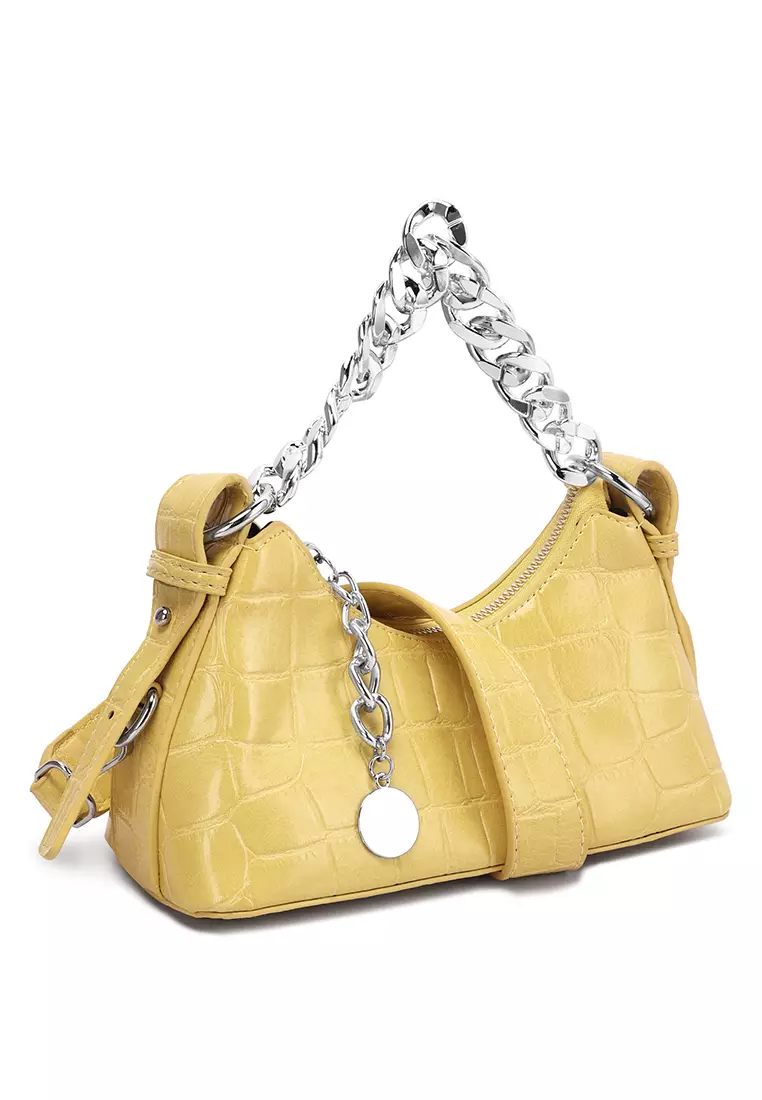 Yellow Event Ready Baguette Bag