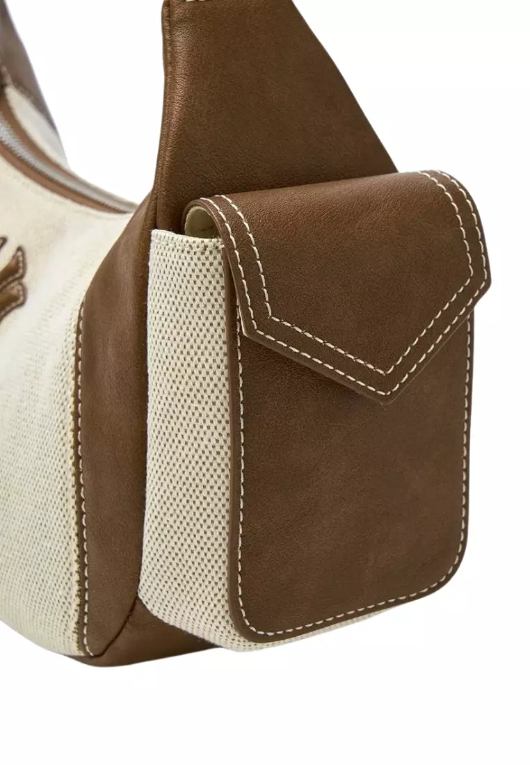 ☆MLB Korea☆ Multi Pocket Cargo Bag NY Cream MARDI MERCREDI . GENTLE MONSTER . LIFEWORK . MLB KOREA | MLB